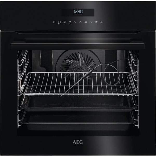 Cuptor incorporabil AEG BPE742320B, Electric, Autocuratare pirolitica, 71 l, Clasa A+, negru