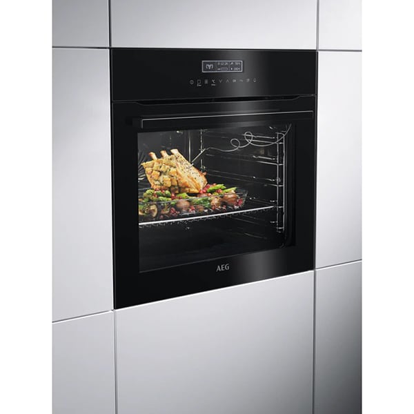 Cuptor incorporabil AEG BPE742320B, Electric, Autocuratare pirolitica, 71 l, Clasa A+, negru