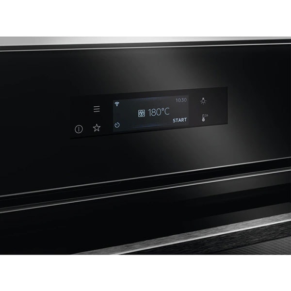 Cuptor incorporabil AEG SenseCook BPE748380B, Electric, Autocuratare pirolitica, 71 l, Clasa A++, Wi-Fi, negru