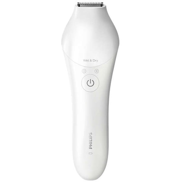 Epilator PHILIPS Satinelle Prestige BRE652/00, 32 pensete, 2 viteze, 9 accesorii, accumulator, alb-roz