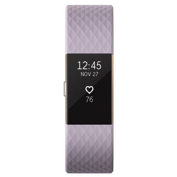 Bratara fitness FITBIT Charge 2, Android/iOS, Large, Lavender Rose Gold