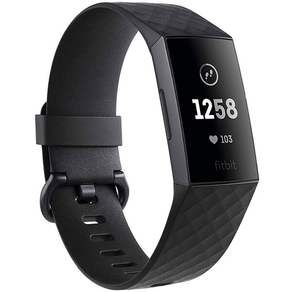 Bratara fitness FITBIT Charge 3, Android/iOS, negru