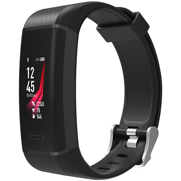 Bratara fitness MAXCOM FitGo FW13 Nitro, Android/iOS, silicon, negru