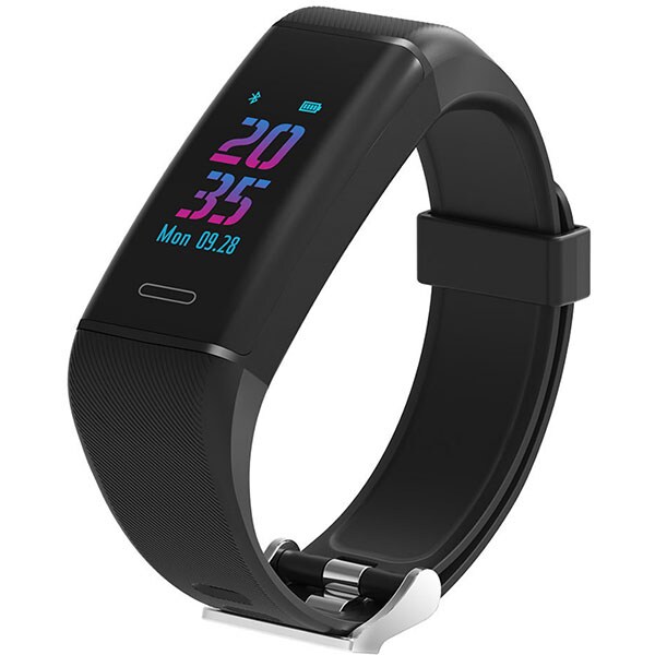 Bratara fitness MAXCOM FitGo FW13 Nitro, Android/iOS, silicon, negru
