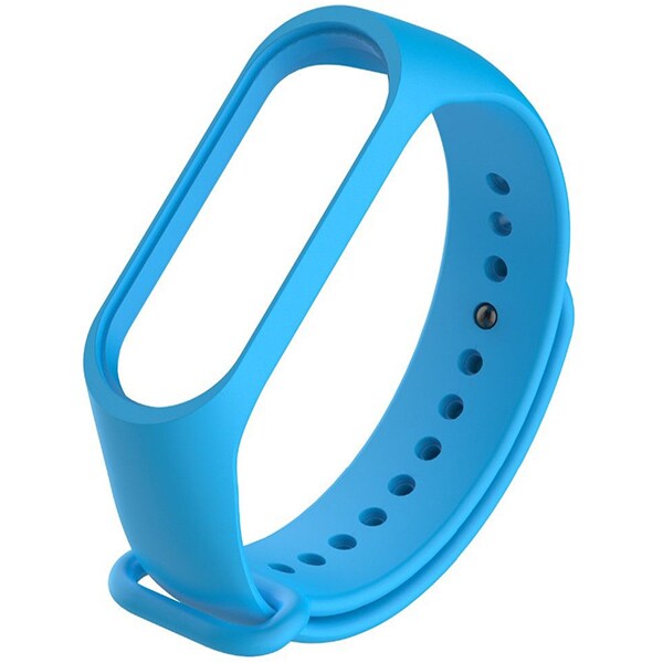 Bratara pentru XIAOMI Mi Band 3 / Mi Band 4 MYD4127TY, silicon, albastru deschis
