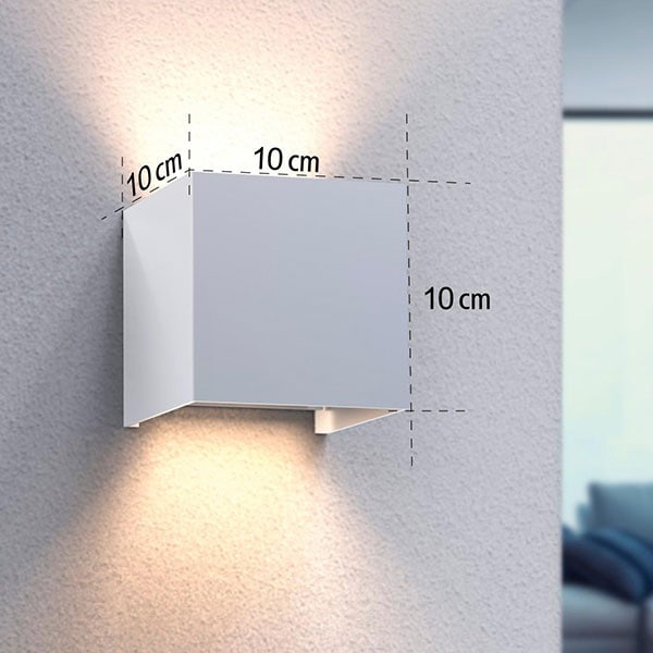 Aplica de perete LED Smart HAMA 176564, 6W, 350lm, Wi-Fi, lumina variabila, alb