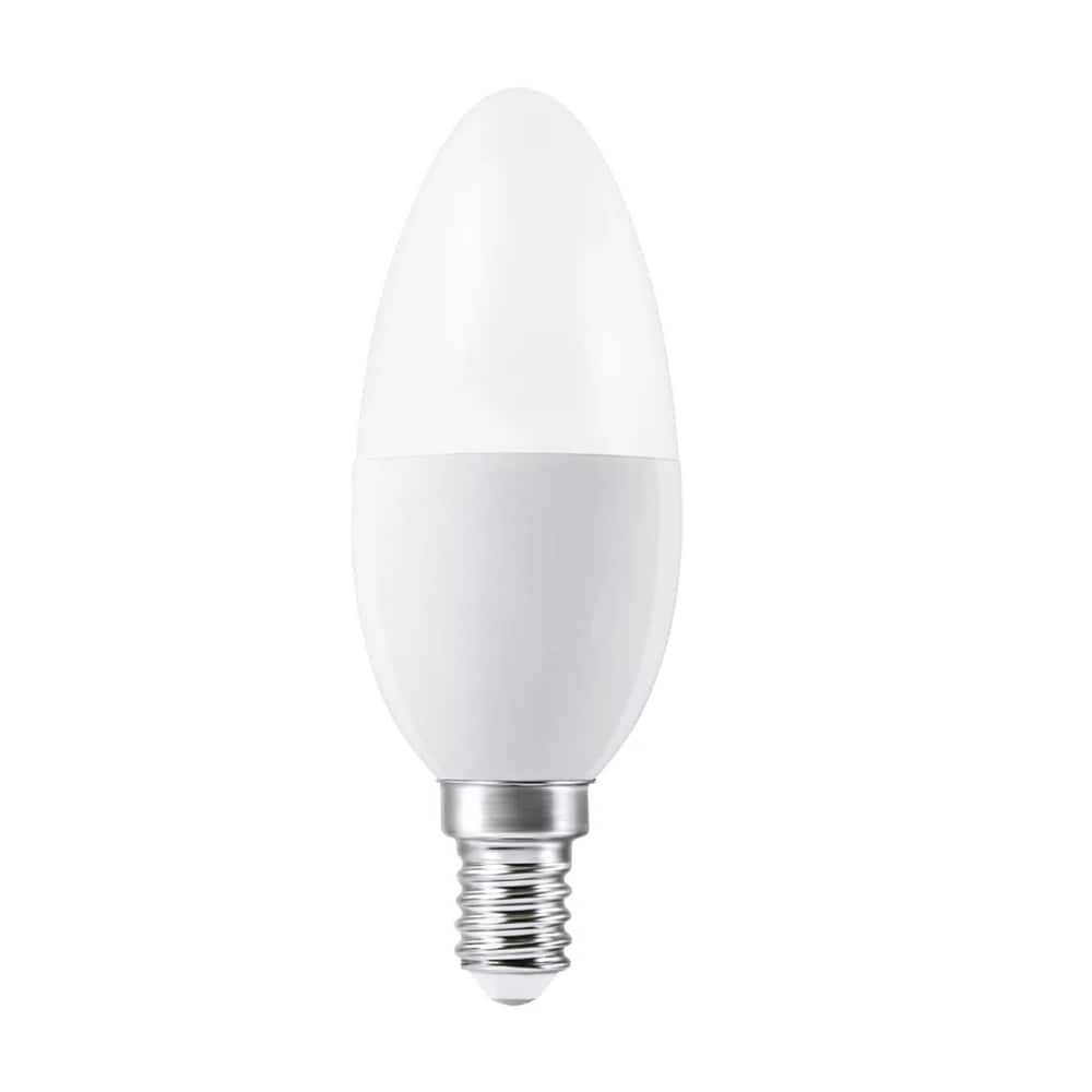 Set 3 becuri LED Smart LEDVANCE Candle 40, E14, 5W, 470lm, Wi-Fi, RGB