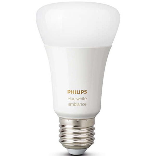 Bec LED Smart PHILIPS Hue 8718696548738, E27, 9.5W, 806lm, Wi-Fi, lumina variabila, compatibil Hue