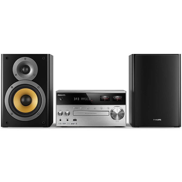Microsistem audio PHILIPS BTB8000/12, 150W, Bluetooth, USB, CD, Radio FM, negru-argintiu