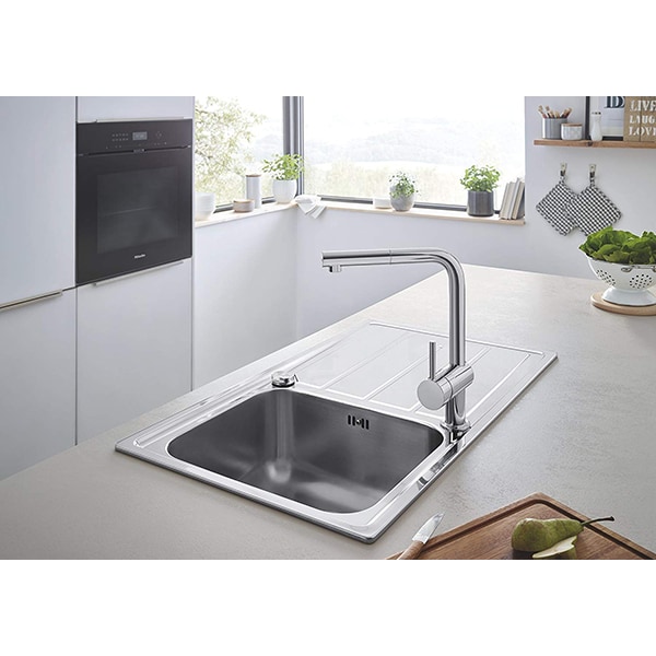 Baterie bucatarie GROHE Minta 32168000, crom, argintiu