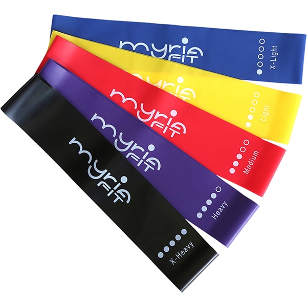 Set benzi elastice MYRIA MY2811, latex, multicolor