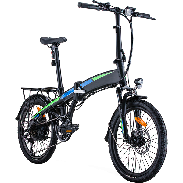 Bicicleta asistata electric MYRIA Road Traveller TNT-5, roata 20", motor 250W, viteza max 24.9 Km/h, negru