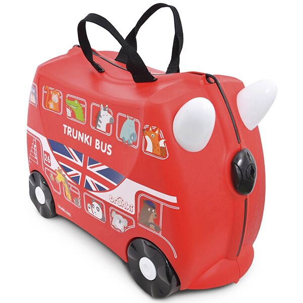 Troler copii TRUNKI Boris London Bus, 46 cm, rosu