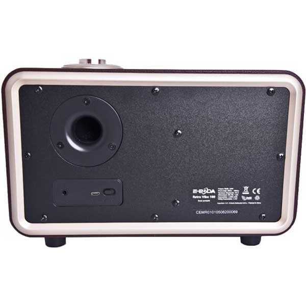 Boxa portabila E-BODA Retro Vibe 100, Bluetooth, maro