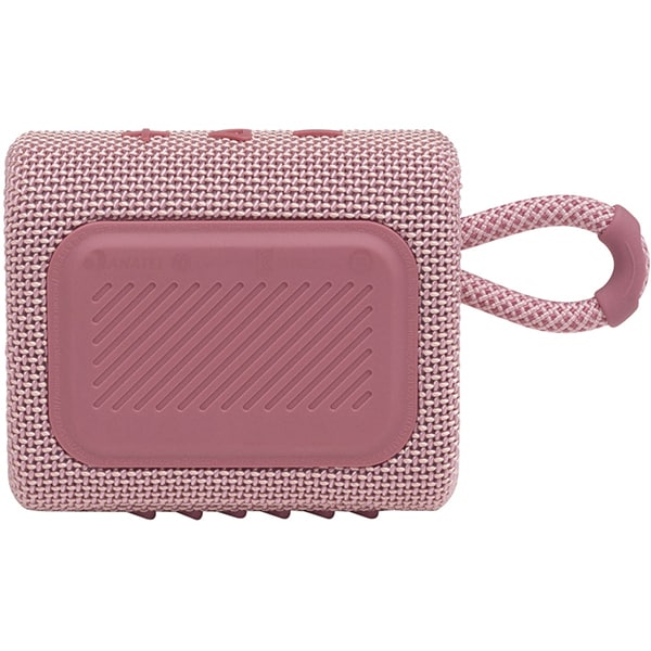Boxa portabila JBL Go 3, Bluetooth, Waterproof, roz