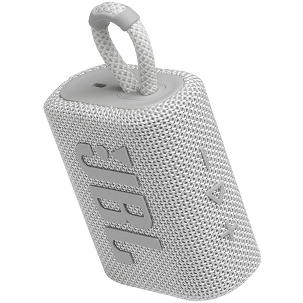 Boxa portabila JBL Go 3, Bluetooth, Waterproof, alb