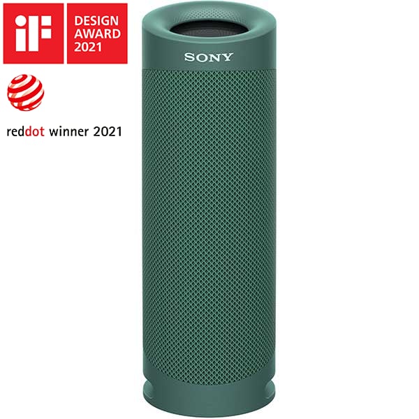 Boxa portabila SONY SRS-XB23, EXTRA BASS, Bluetooth, Wireless, Party Connect, Waterproof, verde