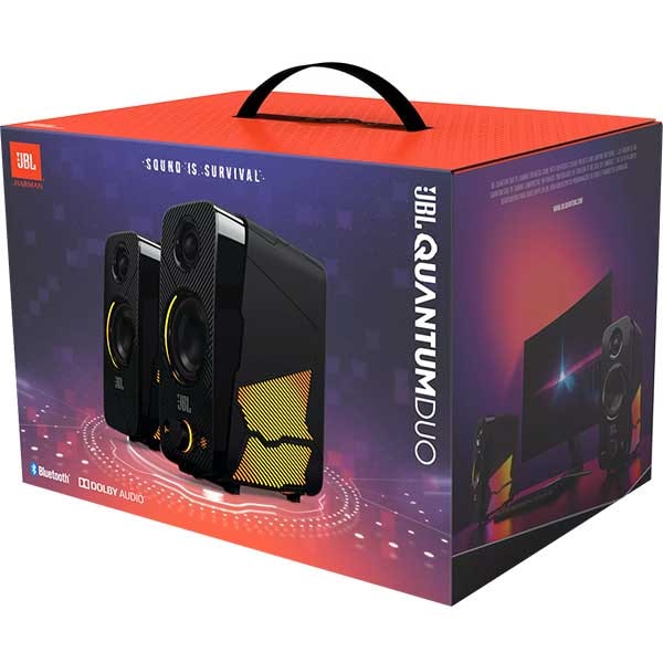 Boxe gaming JBL Quantum Duo, 2.0, 20W, negru