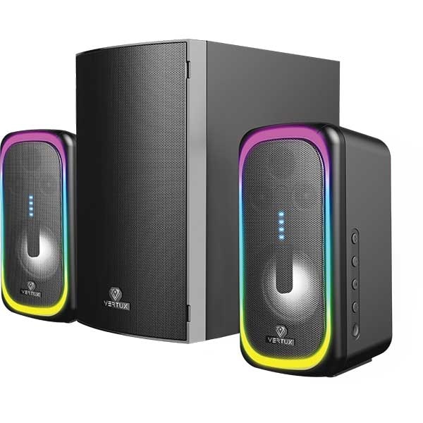 Boxe Gaming VERTUX SonicThunder-50, 2.0, 50W, Bluetooth, negru