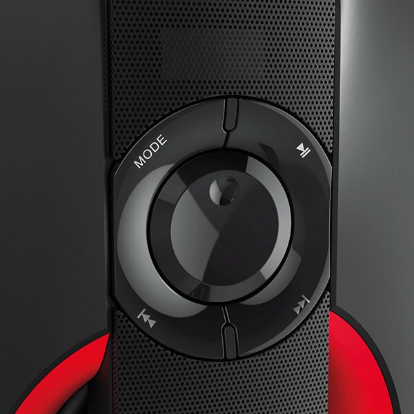 Boxe HAMA PR-2180, 2.1, 80W, Bluetooth, negru-rosu