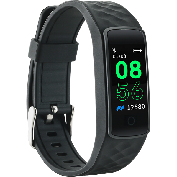 Bratara fitness CANYON CNE-SB11BB, Android/iOS, silicon, negru