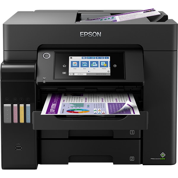 Multifunctional inkjet color EPSON EcoTank L6570, A4, USB, Wi-Fi, Retea, Fax