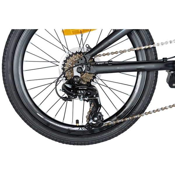Bicicleta pliabila CARPAT C2052C, 20", cadru aluminiu, negru-albastru
