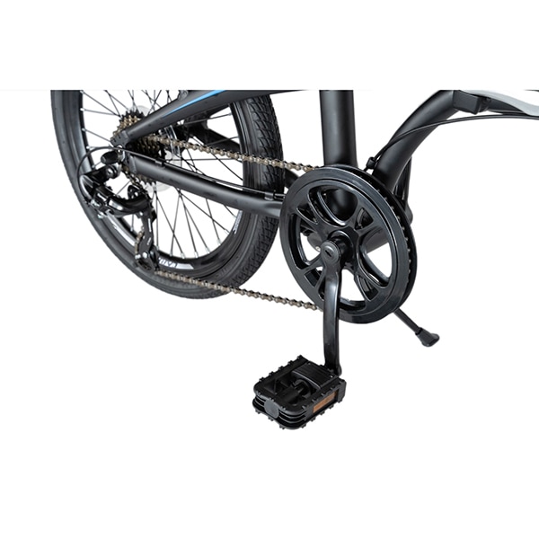 Bicicleta pliabila CARPAT C2052C, 20", cadru aluminiu, negru-albastru