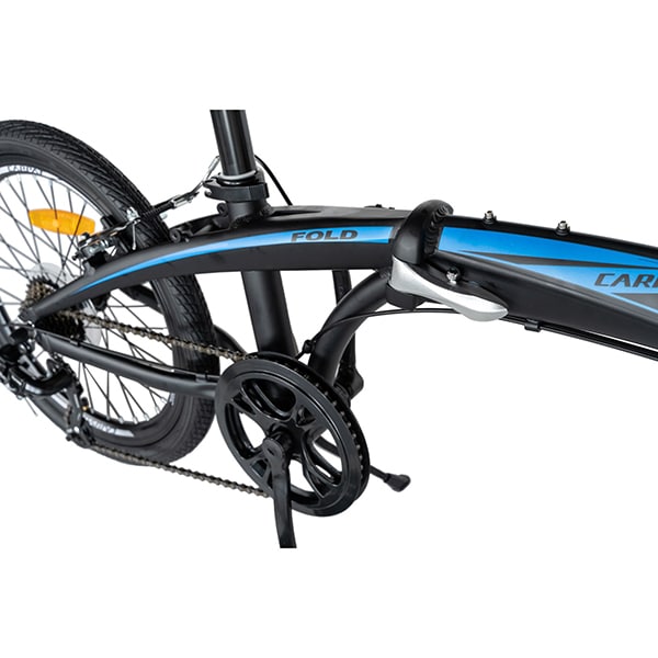 Bicicleta pliabila CARPAT C2052C, 20", cadru aluminiu, negru-albastru