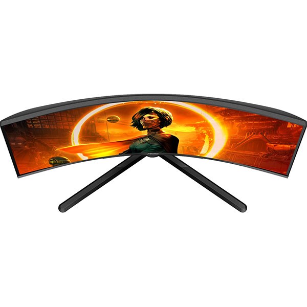Monitor Gaming Curbat LED VA AOC C32G3AE/BK, 31.5", Full HD, 165Hz, AMD Freesync Premium, negru