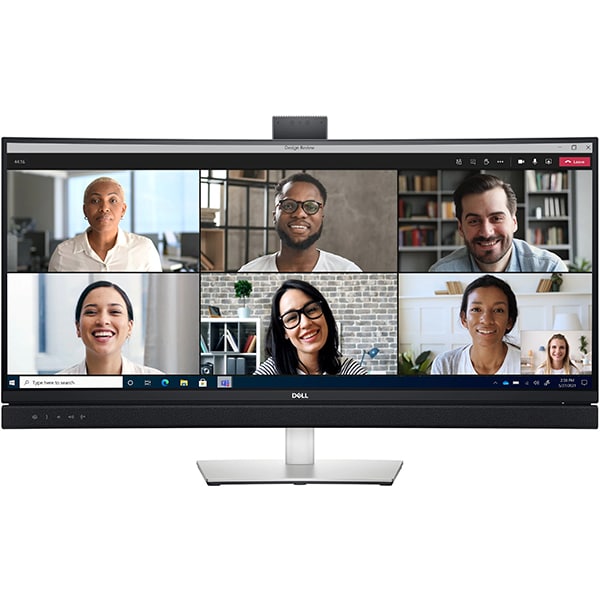 Monitor curbat LED VA DELL C3422WE, 34", WQHD, 60Hz, WebCam, gri