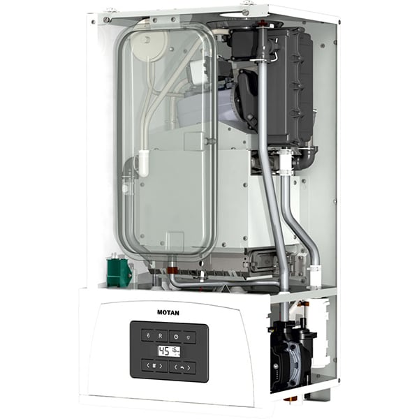 Centrala termica pe gaz in condensare MOTAN Condens 050 C38GV24-PV2, 24kW, alb