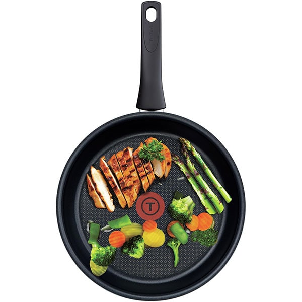 Tigaie TEFAL Elegance C3670203, 20cm, aluminiu, negru