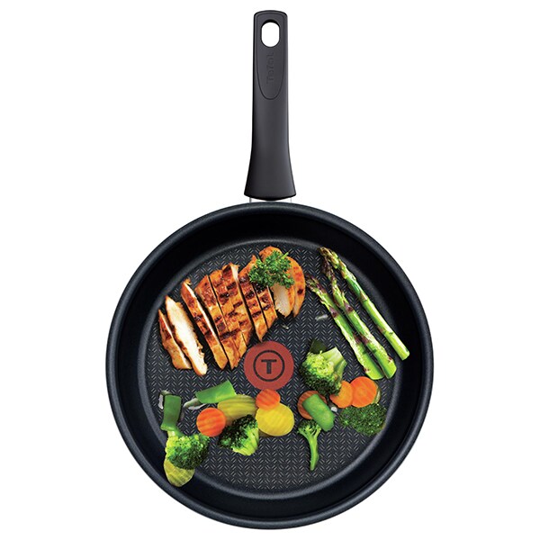 Tigaie TEFAL Elegance C3670703, 30cm, aluminiu, negru