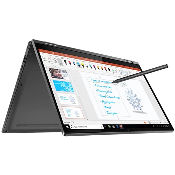 Laptop 2 in 1 LENOVO Yoga C640-13IML, Intel Core i5-10210U pana la 4.2GHz, 13.3" Full HD Touch, 8GB, SSD 256GB, Intel UHD Graphics, Windows 10 Home S, Iron Grey