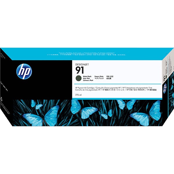 Cartus original HP 91 C9464A, negru mat