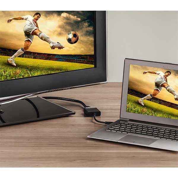Adaptor USB-C - DisplayPort HAMA 135725, negru
