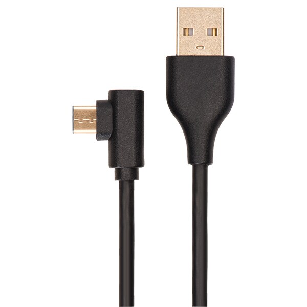 Cablu USB-C - USB 2.0 HAMA 135738, Unghi 90, 1m, negru