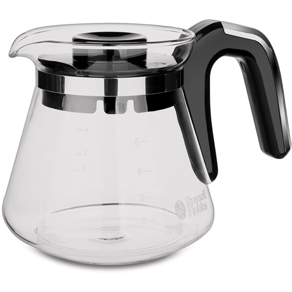 Cafetiera RUSSELL HOBBS Compact Home 24210-56, 0.7l, 650W, 5 cesti, argintiu-negru