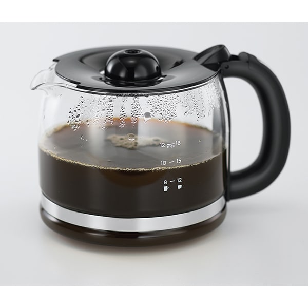 Cafetiera RUSSELL HOBBS Geo Steel 25270-56, 1.5l, 1000W, 12 cesti, argintiu-negru