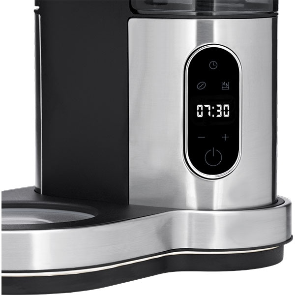 Cafetiera WMF Lumero 412330011, 1.25l, 760W, 10 cesti, argintiu-negru