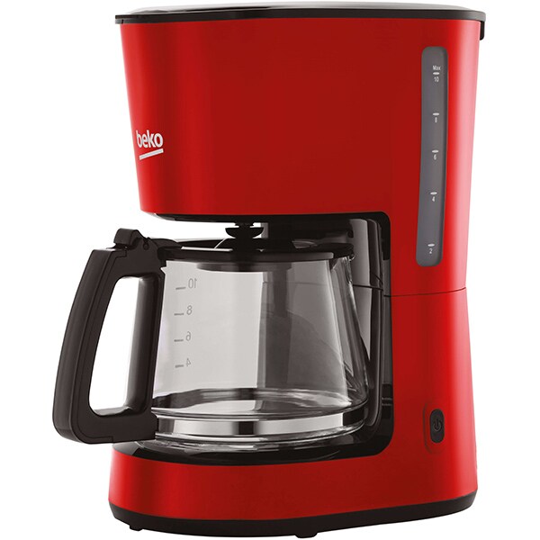 Cafetiera BEKO CFM4350R, 1.25l, 900W, rosu