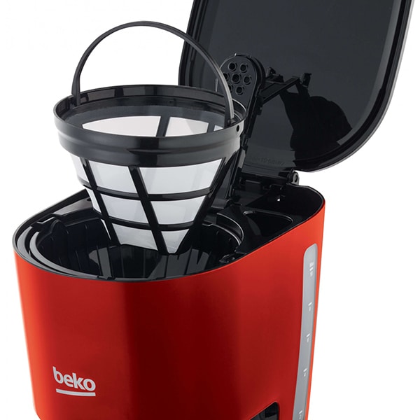 Cafetiera BEKO CFM4350R, 1.25l, 900W, rosu