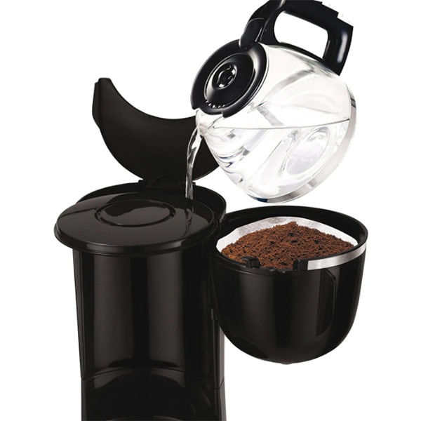 Cafetiera TEFAL Perfectta CM340811, 0.6l, 600W, 6 cesti, negru-argintiu