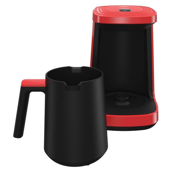 Aparat cafea turceasca BEKO TKM2940K, 0.26l, 600W, rosu-negru