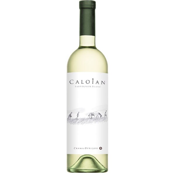 Vin alb sec Crama Oprisor Caloian Sauvignon Blanc, 0.75L