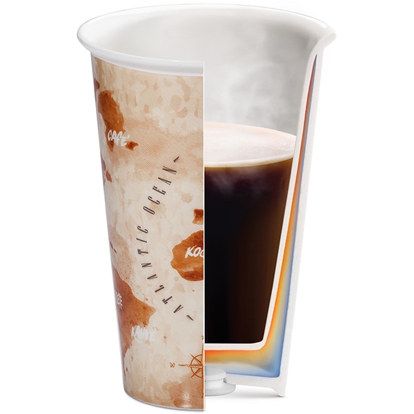 Cana DELONGHI 5513281031, 0.3l, maro