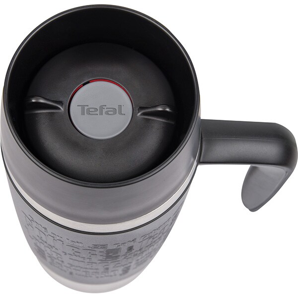 Cana termica pentru calatorie TEFAL K3073114, 0.36l, otel, negru