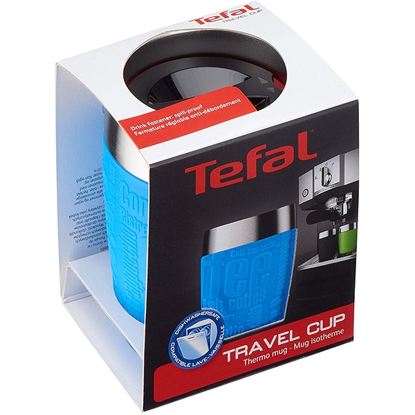 Cana termos pentru voiaj TEFAL K3083314, 0.2l, inox, albastru