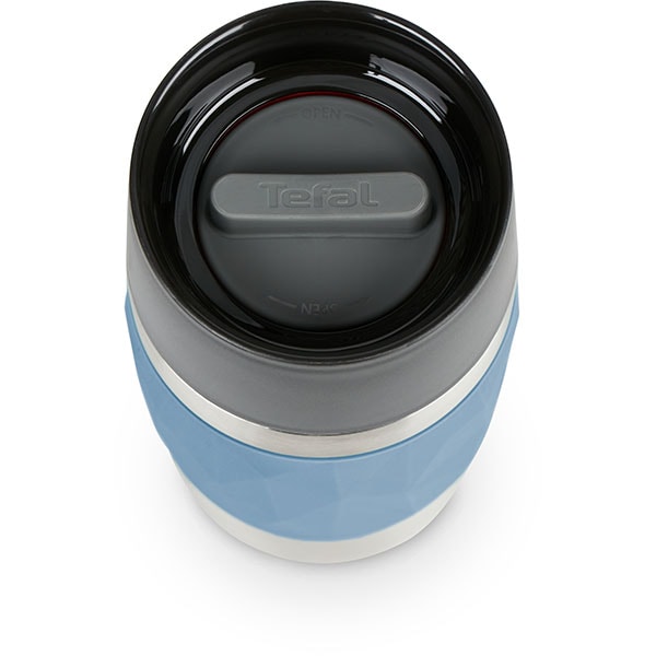 Cana calatorie TEFAL Compact Mug N2160210, 0.3l, plastic, albastru